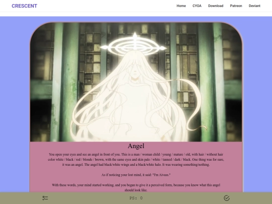 CYOA/Phase_Sparks screenshot