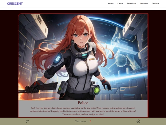CYOA/Time_Police screenshot