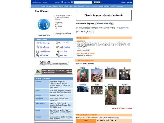 myspace1 screenshot