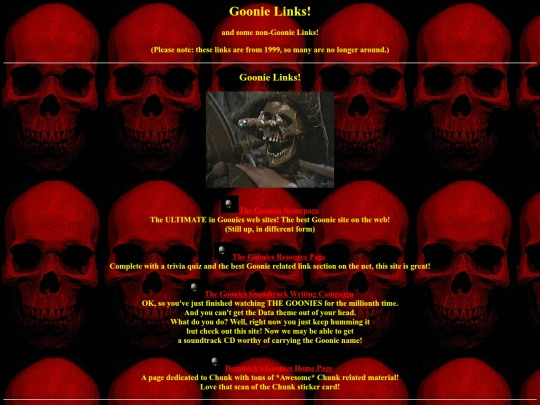 links screenshot