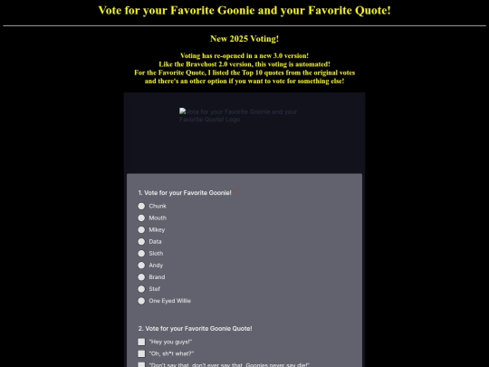 vote screenshot