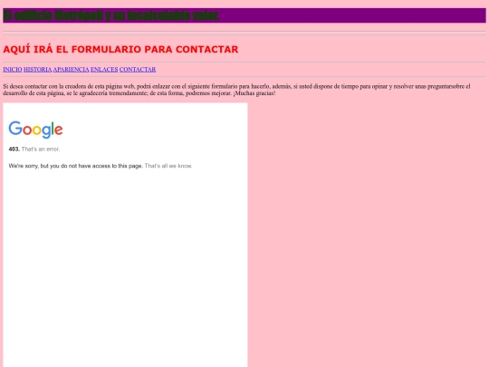 www. Victoria/contactar screenshot
