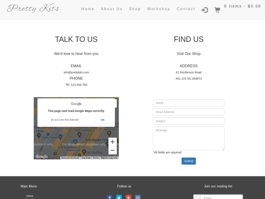 Contact screenshot