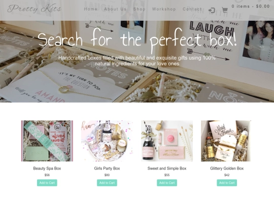 Shop screenshot