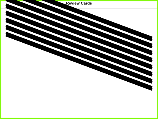 ReviewCards screenshot