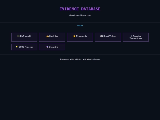 evidence screenshot