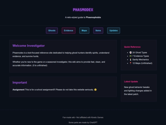 index screenshot
