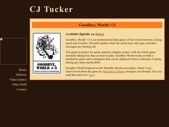tabletop/goodbye-world screenshot