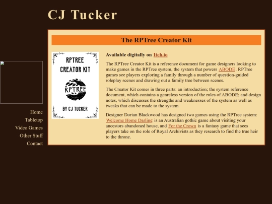 tabletop/rptree screenshot