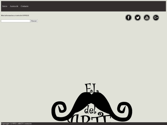 ejercicio revista/el bigote del ARTE screenshot