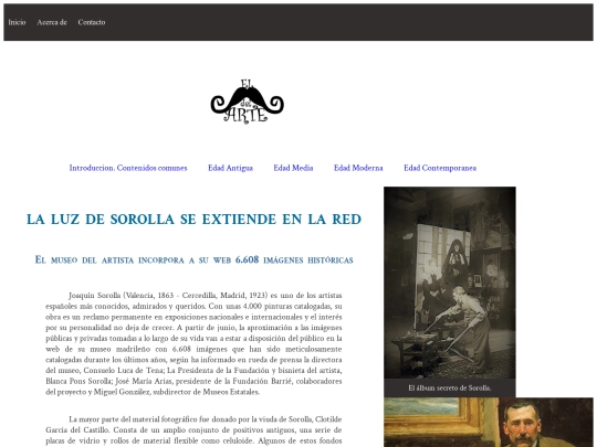 ejercicio revista/el bigote del ARTE__1 screenshot