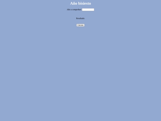 TareaJavaScript/bisiesto screenshot