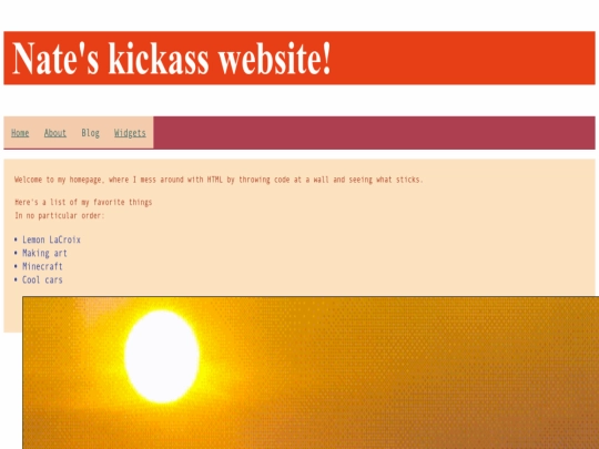 index screenshot