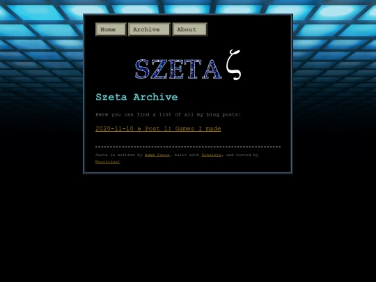 archive screenshot