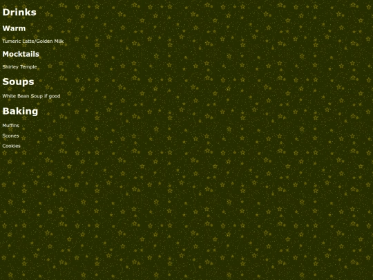 recipes screenshot