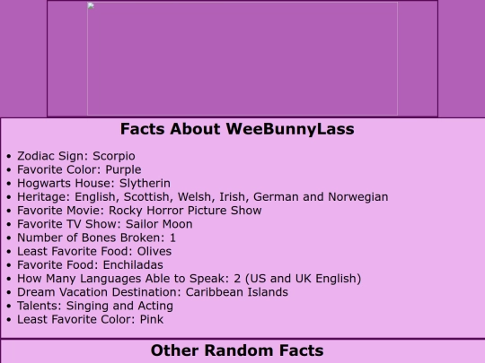 facts about weebunnylass screenshot