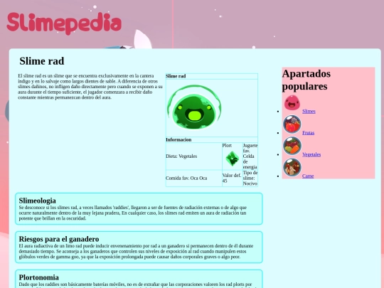 HTML/rad screenshot