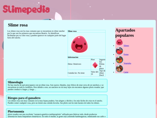 HTML/rosa screenshot