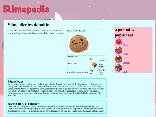 HTML/sable screenshot