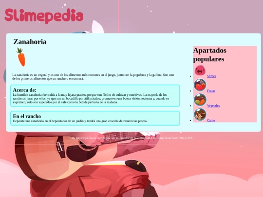HTML/zanahoria screenshot