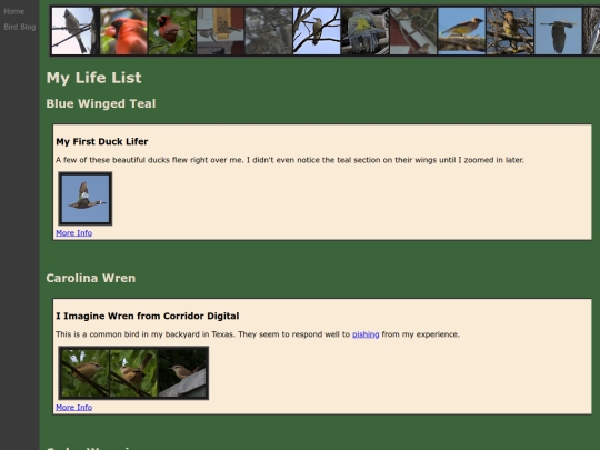 species screenshot