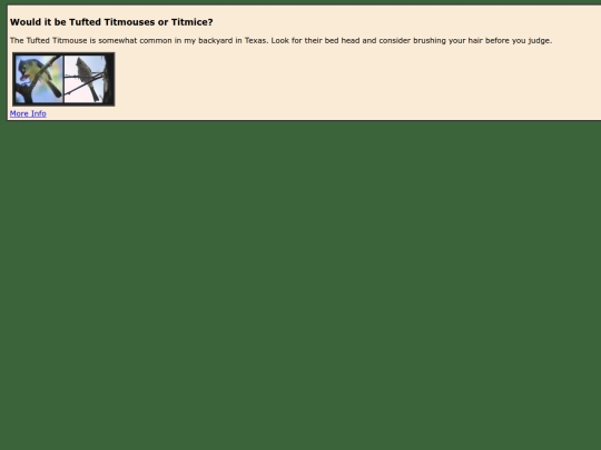 species/tufted_titmouse screenshot