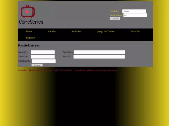 Registro screenshot