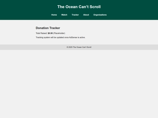 tracker screenshot