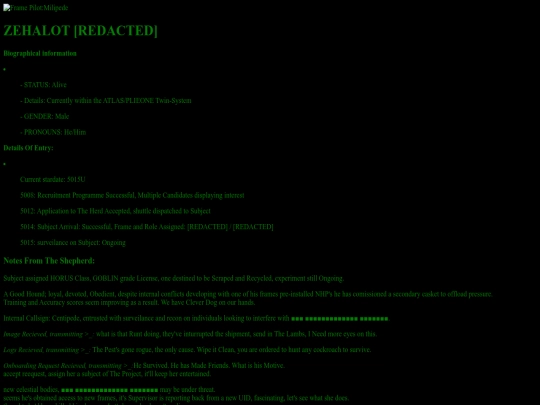 livestock_logbook/CALLSIGN:_MILLIPEDE screenshot