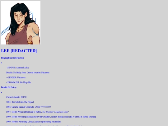 ssc_genetic_database/CALLSIGN:_ANUBIS screenshot