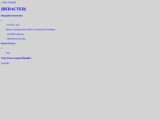 ssc_genetic_database/CALLSIGN:_DIONYSUS screenshot