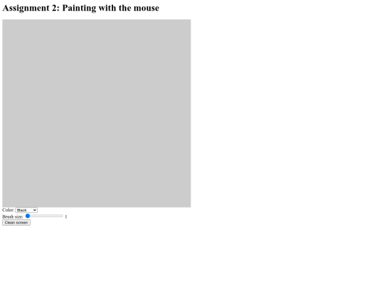 Examples/Assigment2 screenshot