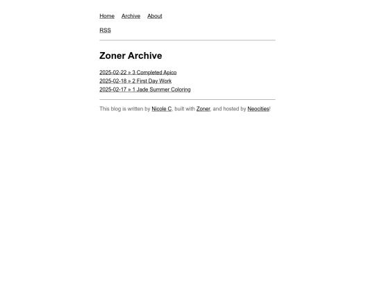 archive screenshot
