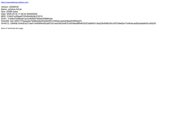 ystickye-full.jar.data screenshot