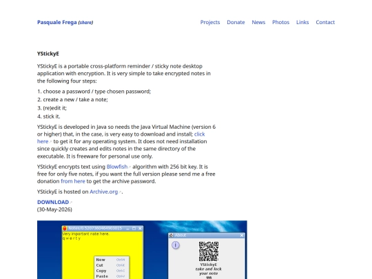 ystickye screenshot