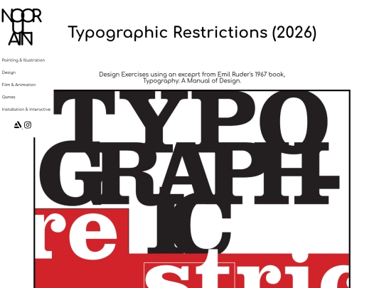 TypographicRestrictions screenshot