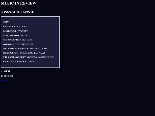 album screenshot