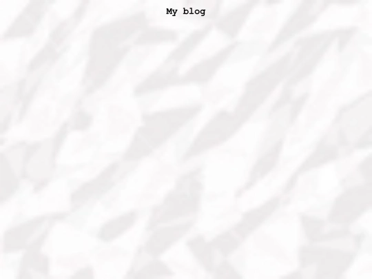 blog screenshot