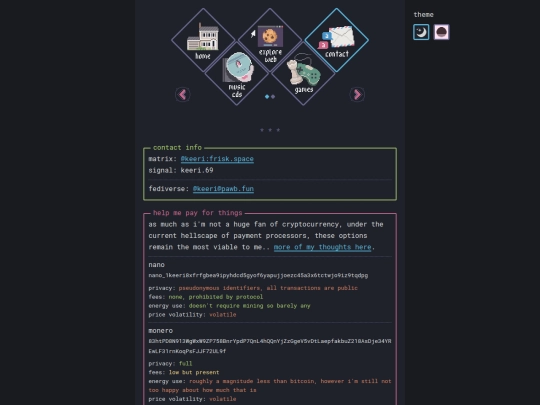 contact screenshot