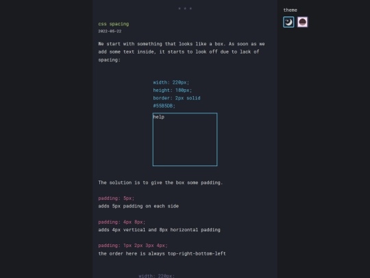 workshop/css-spacing screenshot