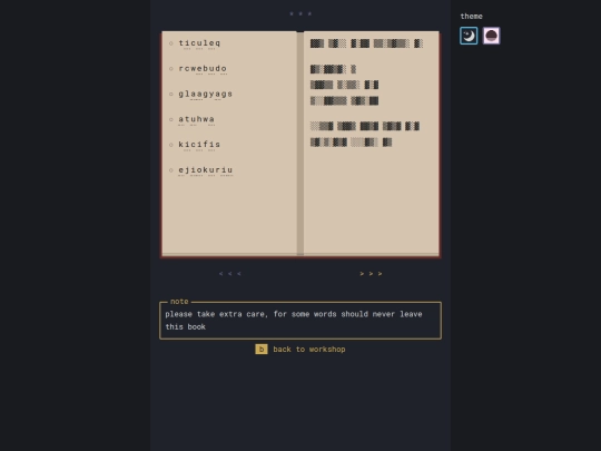 workshop/word-craftbook screenshot