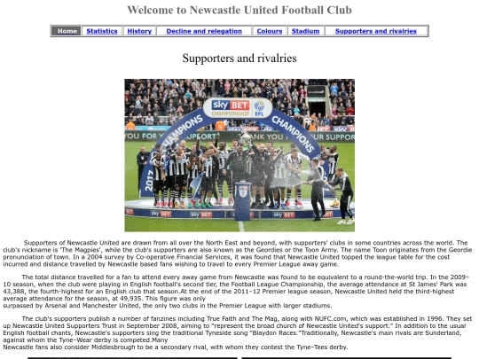 supporters-and-rivalries screenshot