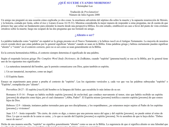 quesucedecuandomorimos screenshot