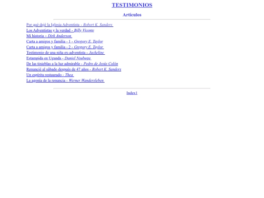 testimonios screenshot