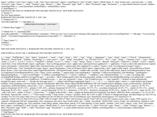 index screenshot