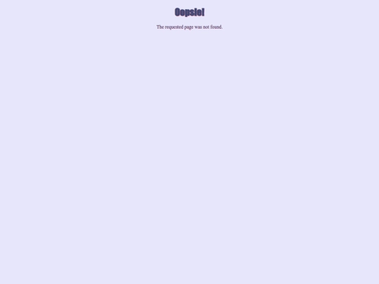 not_found screenshot