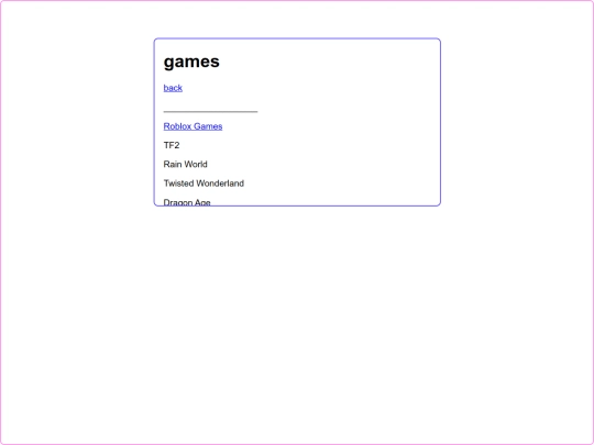 interests/games screenshot