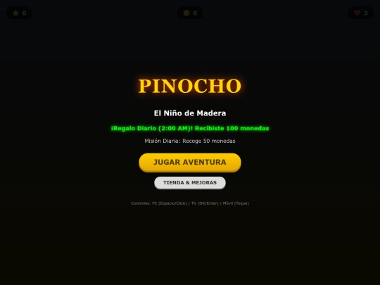 Pinoquio screenshot