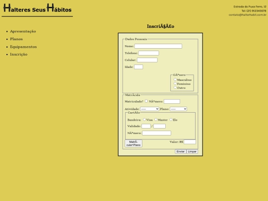 halter/5inscricao screenshot