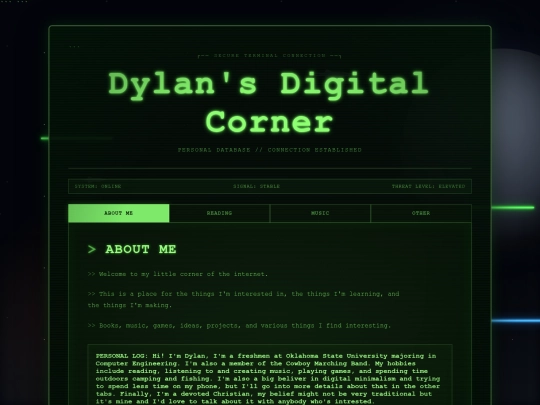 index screenshot